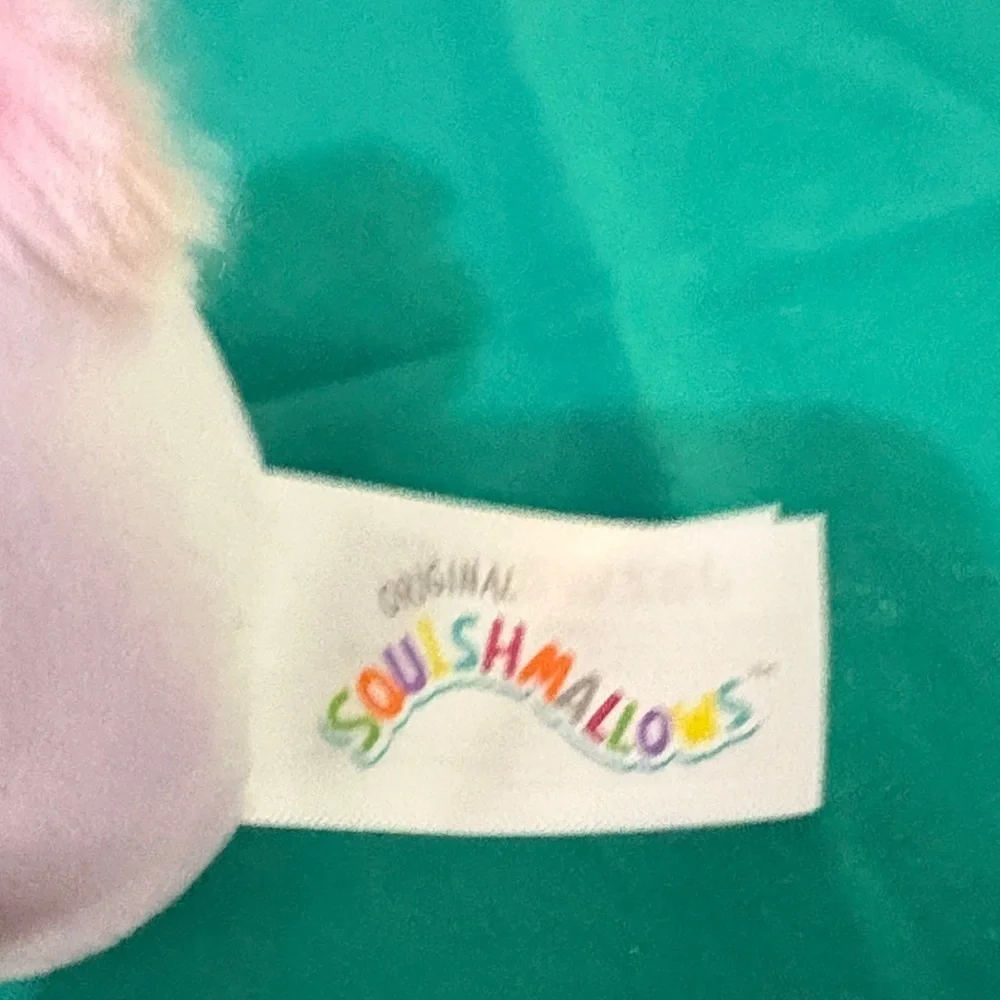 Squishmallows Pastel Plush with Rainbow Tail Sydnee clip